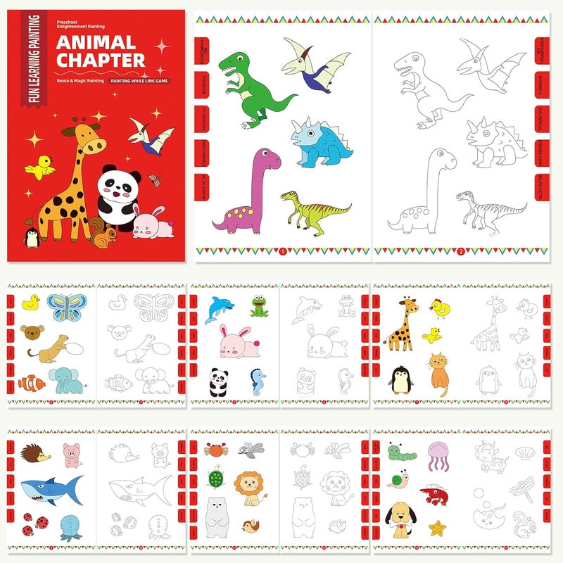 WANFRES Magic grooved writing practice book for kids age 3-5-8-10, Grooved handwriting practice for kids, Suitable for beginners to practice writing and line control. children's magic copybooks. - Image 5